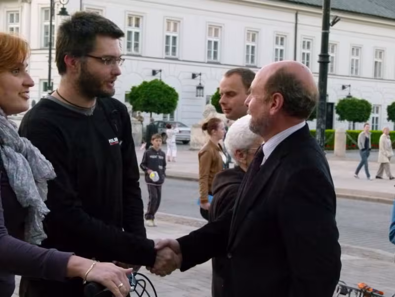 Ryszard Legutko i JF Staniłko