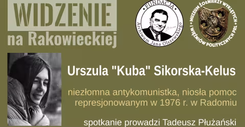 "Kuba" Kelus u Tadeusza Płużańskiego - zapraszamy 27 listopada o godz. 17.00
