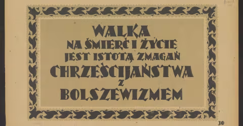 Hańba opcji wyrażanych przez tych pisarzy polskich, którzy temu procesowi przyklaskiwali