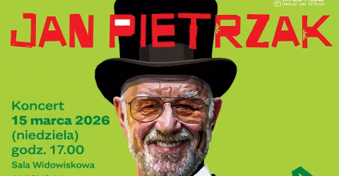 JAN PIETRZAK. WIOSNA NASZA! ZAPROSZENIE. Patronat Blogpressu