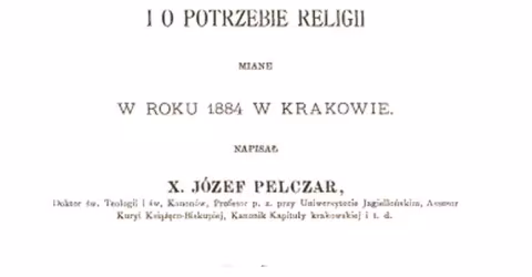 Wykłady św. Józefa Pelczara na Uniwerysteie Jagiellońskim