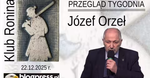 Embedded thumbnail for NA ŻYWO: Przegląd Tygodnia Józefa Orła